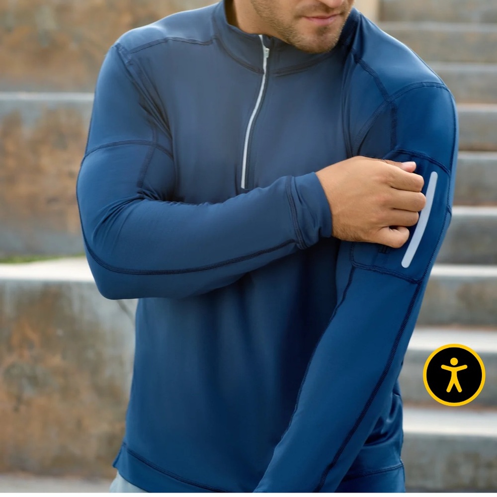 BLOQUV 1/4 zip shirt